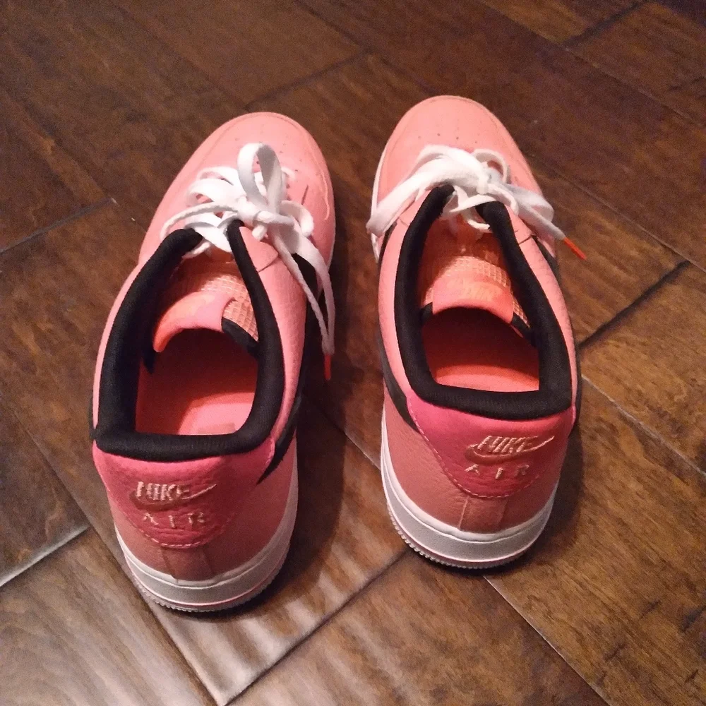 Nike Air Force 1 Low Atomic Pink Black White Sneakers‎ AF1 Low-Top Shoes